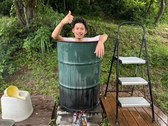 ドラム缶　ドラム缶風呂やBBQに　キャンプ 兵庫・淡路島・ファミリーキャンプ】ファミリー限定プラン！自然の中で