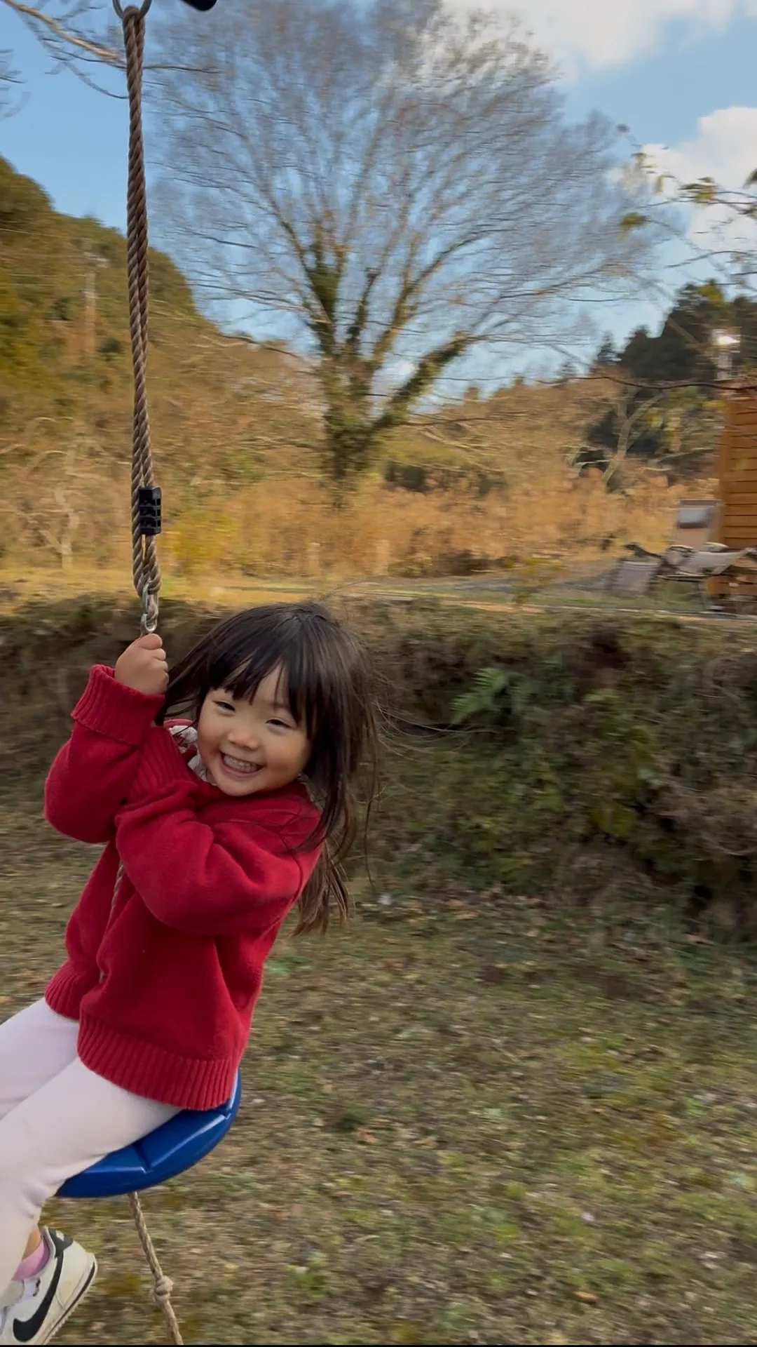ひみつきちで外遊び🏕️
